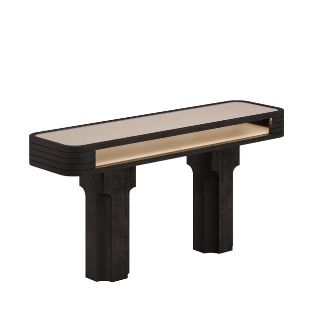 Melbourne Console Table by Wood Tailors Club For Sale - Image 12 of 13
