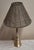 Vintage Metal Table Lamp with Glass Bead Shade, 1970s For Sale - Image 4 of 9