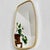Mid-Century Modern Mid-Century Asymmetrical Brass Mirror, 1950s For Sale - Image 3 of 7