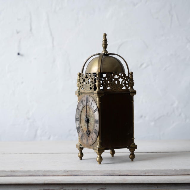 Brass Victorian Lantern Clock by Charles Frodsham For Sale - Image 8 of 12