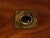 Mid 20th Century Vintage Campaign Mahogany Tall Chest With Brass Hardware For Sale - Image 5 of 10