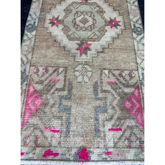 Contemporary Turkish Yastik Rug 1'7" x 3'3" For Sale - Image 3 of 5