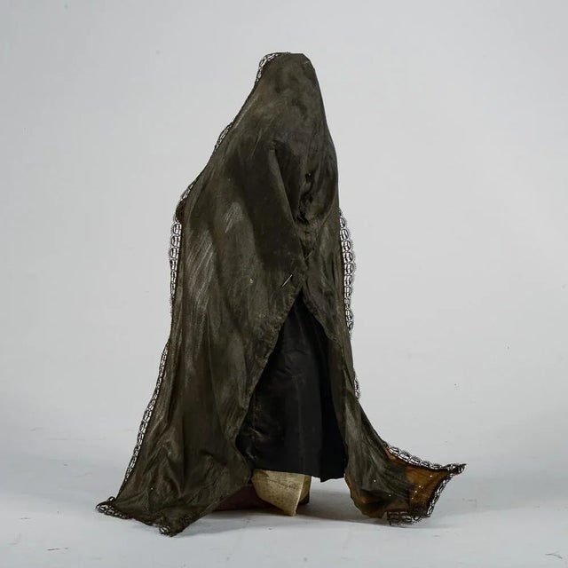 Votive Wax Sculpture of Our Lady of Sorrows For Sale - Image 4 of 9