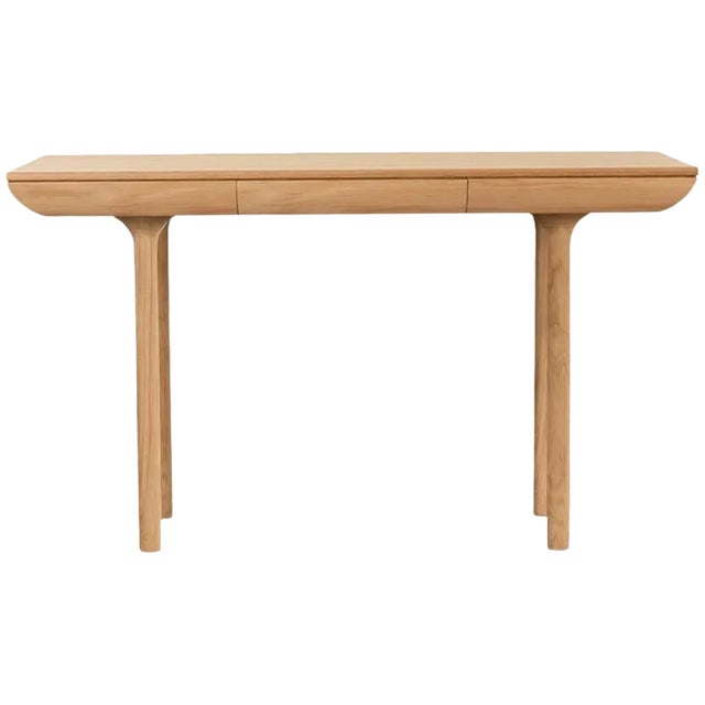 Rúna White Oiled Oak Desk by Warm Nordic For Sale
