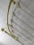 Cerulean White Painted Wrought-Iron & Brass & Queen Bedframe For Sale - Image 8 of 13