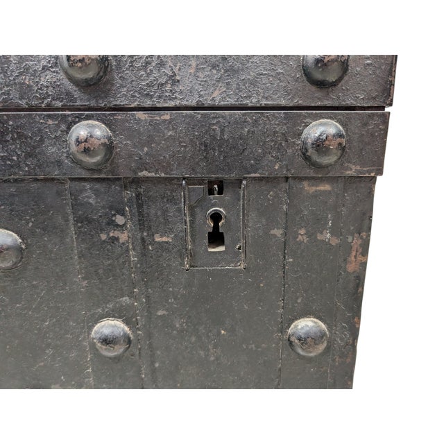 Iron Armored Chest, 1890s For Sale - Image 14 of 16