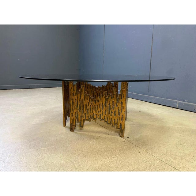 Brutalist Bronze Coffee Table, 1970s For Sale - Image 11 of 12