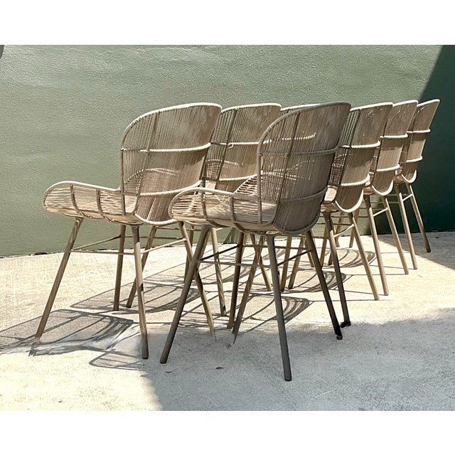 Vintage Originals Rose Dining Chairs - Set of 8 For Sale - Image 11 of 12