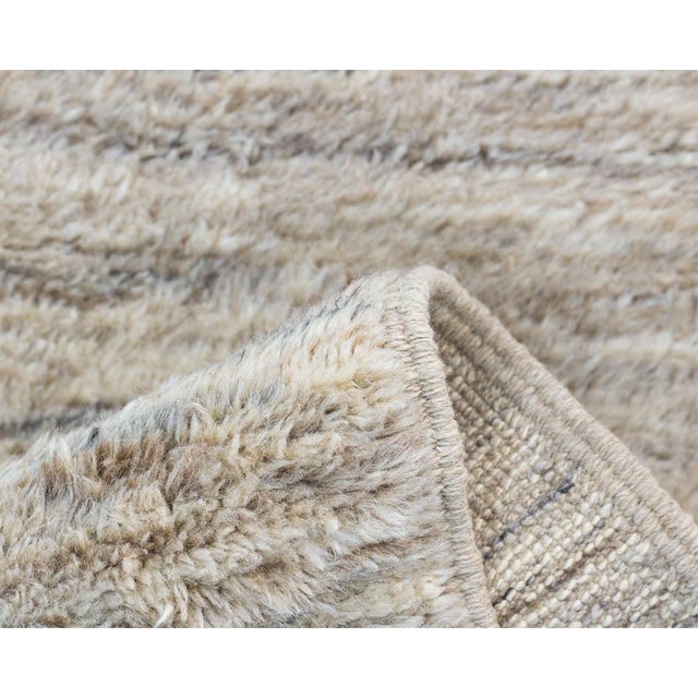 Art Deco Diamond Trellis Hand-Knotted Wool Rug | 10' X 7'2" | One of a Kind For Sale - Image 3 of 11