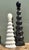 Vintage Tall Striped Studio Pottery Vases - Set of 2 For Sale - Image 4 of 12