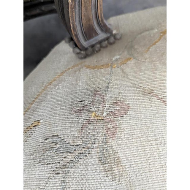 Louis XVI Style Sofa, Armchairs and Chairs in Aubusson Tapestry, Set of 5 For Sale - Image 9 of 18