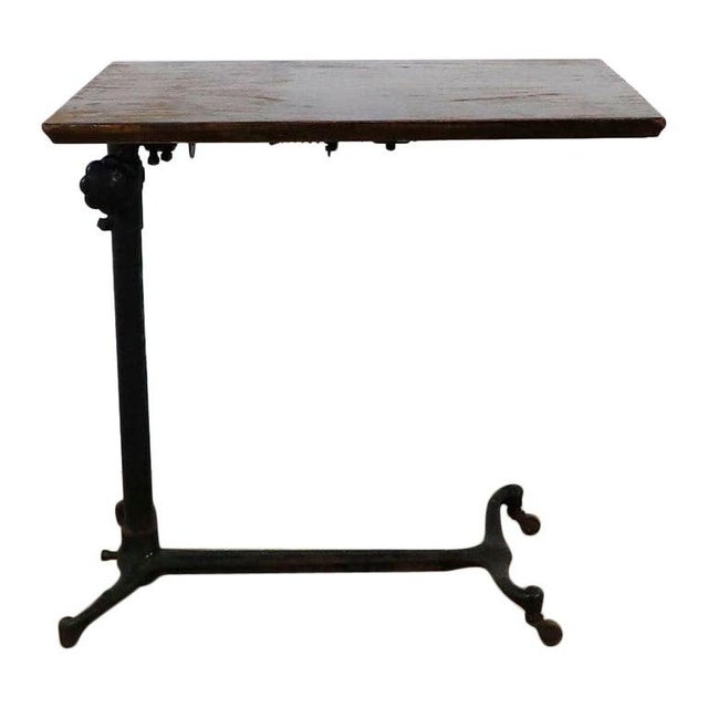 19th Century Adjustable Drafting Table in Cast Iron For Sale - Image 13 of 17