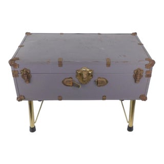 Purple Trunk Coffee Table For Sale