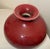 Large Vintage Handmade Sang De Boeuf Chinese Red Oxblood Pottery Ceramic Vase For Sale In New York - Image 6 of 12
