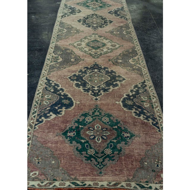 Turkish Vintage Rug 3'2" x 11'9" #20718 Explore a curated collection of hallway runners, wool rugs, and handmade...