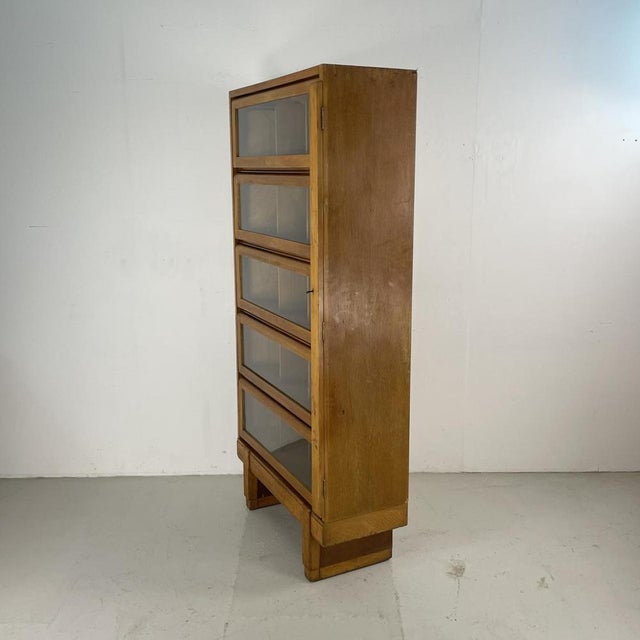 Brown Vintage Bookcase from Staverton, 1950s For Sale - Image 8 of 14
