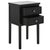 Black Toby Accent Table with Storage Drawer in Black For Sale - Image 8 of 10