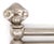 Mid 20th Century Antique Nickel Triple Towel Bar With Swing Out Arms For Sale - Image 5 of 5