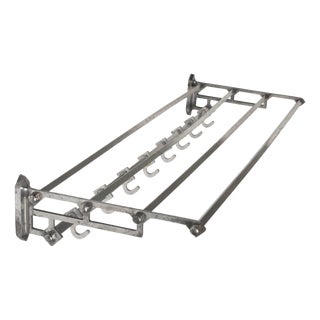 Art Deco Iron Coat Rack, 1950s For Sale
