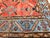 Vintage Persian Malayer Area Rug, Hand-Knotted Wool, Geometric Pattern, 4x6, Red & Blue For Sale - Image 10 of 14