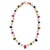 Bochic "Capri" Vintage Diamond, Ruby & Fancy Sapphire Necklace Set in 18K & Silver For Sale - Image 17 of 18