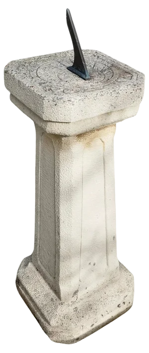 Weathered Garden Sundial, 1960