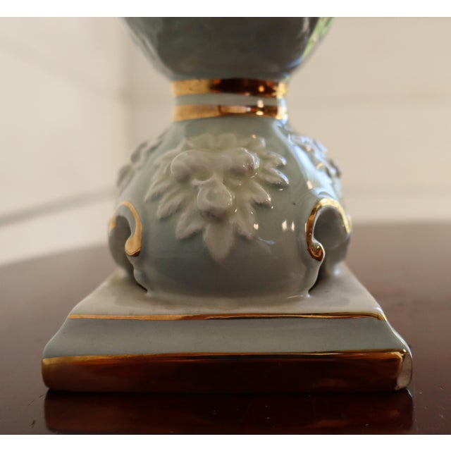Baroque Vase with Handles in White, 1950s For Sale - Image 6 of 11