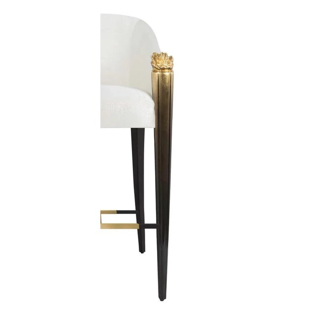 Contemporary Blossom Bar Stool by Memoir Essence For Sale - Image 3 of 6