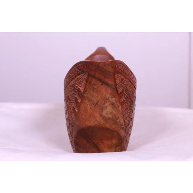 1900 - 1909 Antique 1900s Hand-Carved Wooden Wedding Cup From Former Yugoslavia/European Balkan For Sale - Image 5 of 13