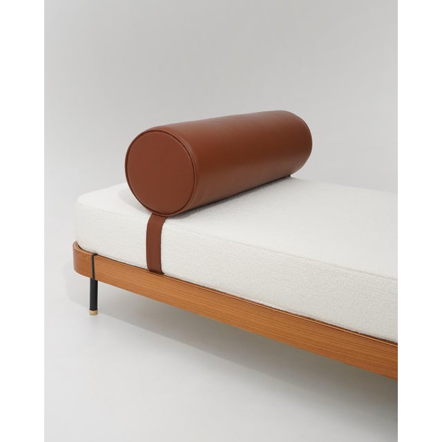Brown Daybed by Gio Ponti for Italbed, 1960s For Sale - Image 8 of 15