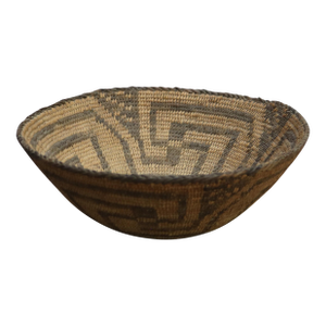 Antique Native American Indian Southwest Navajo Woven Reed Basket C1900