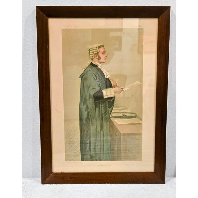 This set features two original Vanity Fair chromolithograph prints by renowned caricaturist Leslie Ward, known as "Spy."...
