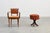 A charming French Art Deco stool from the 1920s, distinguished by its sculptural curved legs in dark stained wood and its...