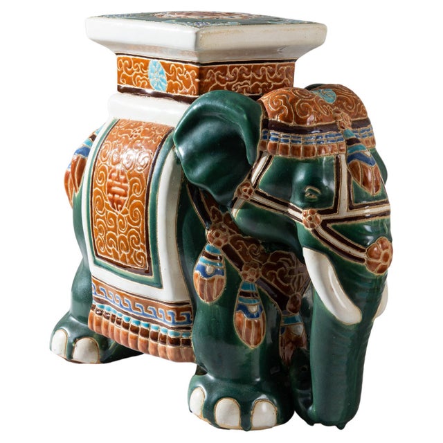 1960s French Ceramic Elephant For Sale - Image 13 of 13