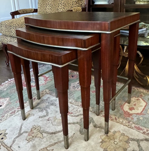 Vintage Thomasville Bogart Collection Nesting Tables Set of