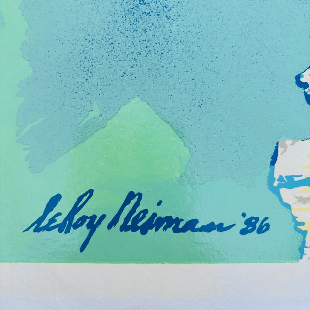 Vintage 1986 LeRoy Neiman “Lady Liberty” serigraph featuring his iconic colorful interpretation of the Statue of Liberty....