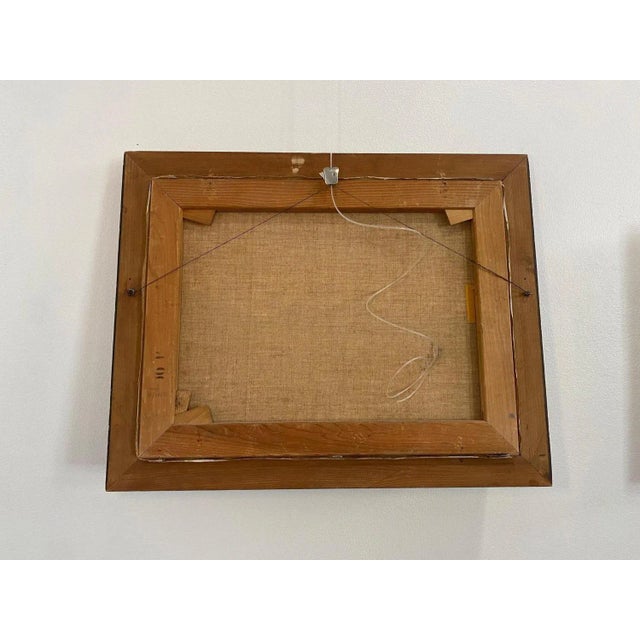 Ernst Suter, Mountains, Oil on Canvas, 1960s For Sale - Image 7 of 8