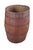 American Antique Primitive Wood Metal Banded Coffee Grain General Store Barrel 33" For Sale - Image 3 of 11
