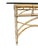Vintage 5-Piece Bamboo Glass Dining Table & Chairs For Sale In Philadelphia - Image 6 of 14