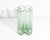 Holmegaard Green Glass Cross Vase by Bodil Kjær for Holmegaard For Sale - Image 4 of 8
