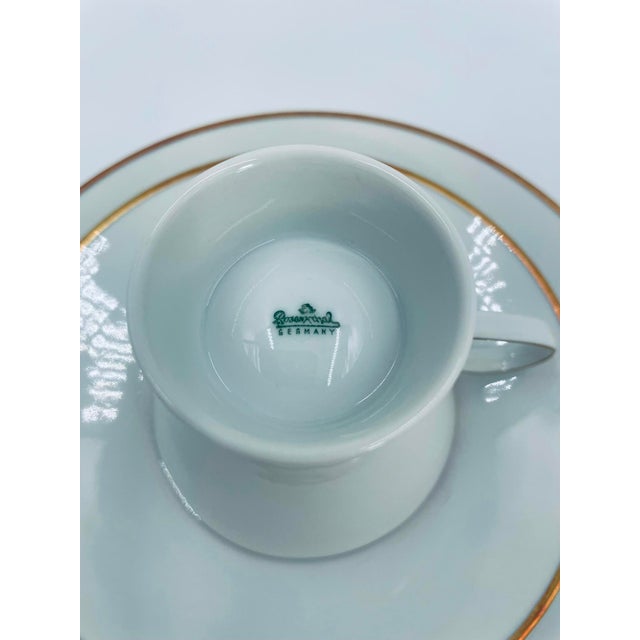1950s Breakfast Set Form 2000 Porcelain Collectors Cup by Rosenthal, 1955, Set of 7 For Sale - Image 5 of 8
