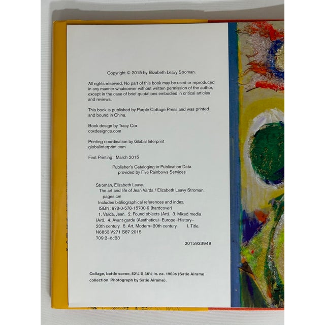 Textile 2010s Illustrated Quarto, Elizabeth Leavy Stroman's the Art and Life of Jean Varda, Signed - 1 Book For Sale - Image 7 of 14