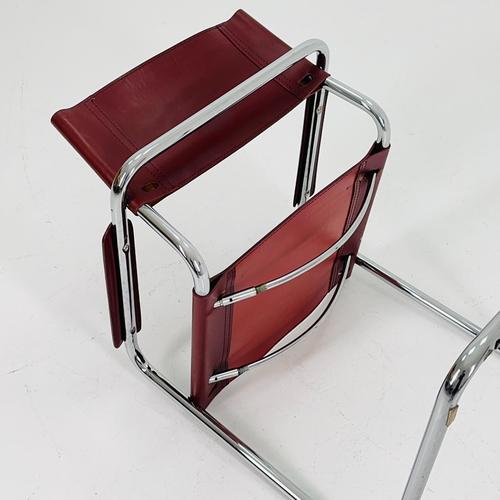 Centro Studio Desk Chair by Mart Stam & Marcel Breuer for Fasem, Italy, 1970s For Sale - Image 9 of 11