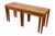Mid-Century Modern Set of 3 Severin Hansen for Haslev Møbelsnedkeri Vintage Danish Nesting Tables For Sale - Image 3 of 8