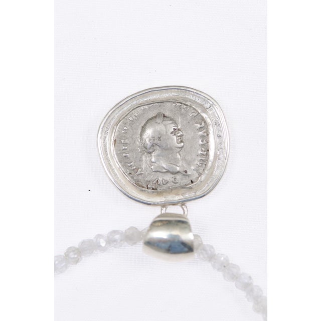 Metal 15th Century Roman Eagle Pendant W/ Silver Trim & Bail (Pendant Only) For Sale - Image 7 of 10