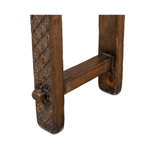 Pine Console Table For Sale - Image 9 of 10