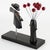 1930s Art Deco Cocktail Picks with Chrome and Macassar Wood Scarecrow For Sale In Atlanta - Image 6 of 9