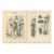 Pair of Antique Chic Parisien Fashion Plates, 1910 For Sale