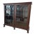 Antique Gothic Style Claw Foot Mahogany Bookcase China Cabinet For Sale