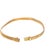 Vintage 14k Yellow Gold Fish Link Id Bar Bracelet For Sale In New York - Image 6 of 7
